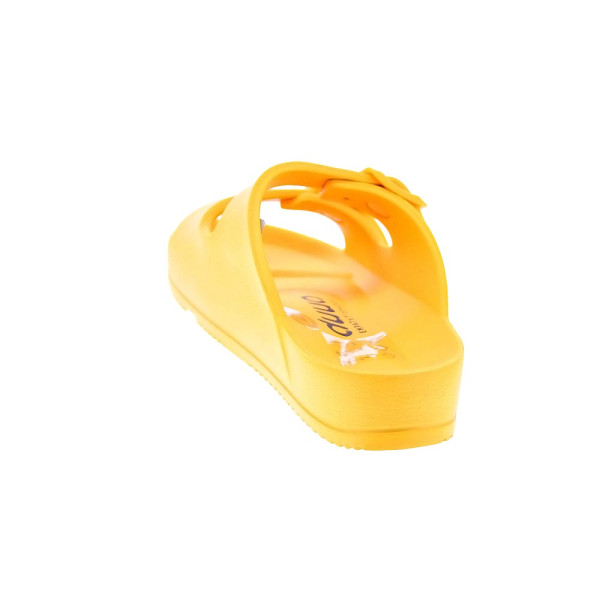 Sandalias Duuo zapatos Mujer modelo Eva Flat 59 Amarillo Hebilla