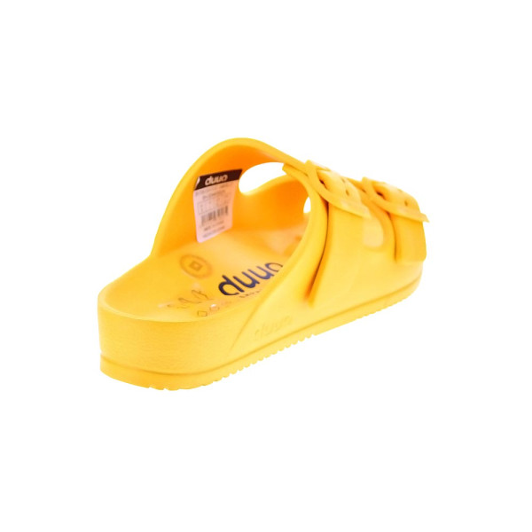 Sandalias Duuo zapatos Mujer modelo Eva Flat 59 Amarillo Hebilla