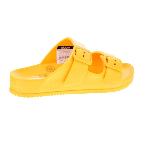 Sandalias Duuo zapatos Mujer modelo Eva Flat 59 Amarillo Hebilla