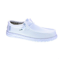 Mocasines Hey Dude zapatos Hombre modelo Wally Stretch Gris Elástico 2