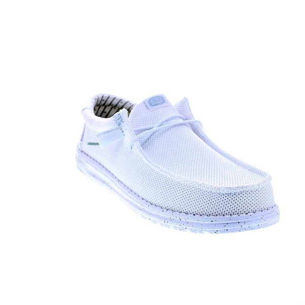 Mocasines Hey Dude zapatos Hombre modelo Wally Stretch Gris Elástico