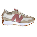 Zapatillas New Balance zapatos Mujer modelo WS327 NKA Beige Cordón