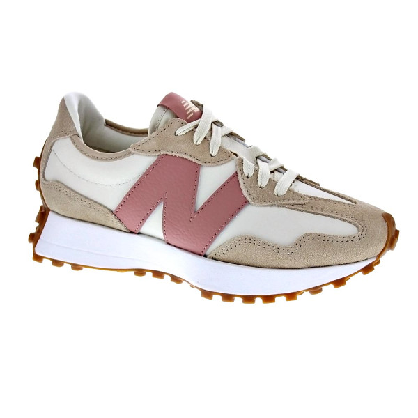 Zapatillas New Balance zapatos Mujer modelo WS327 NKA Beige Cordón