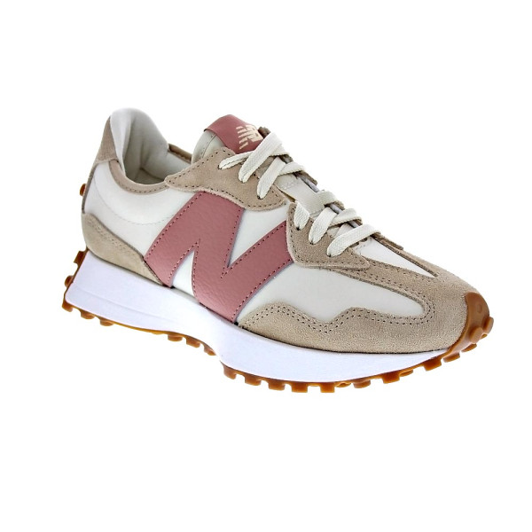 Zapatillas New Balance zapatos Mujer modelo WS327 NKA Beige Cordón