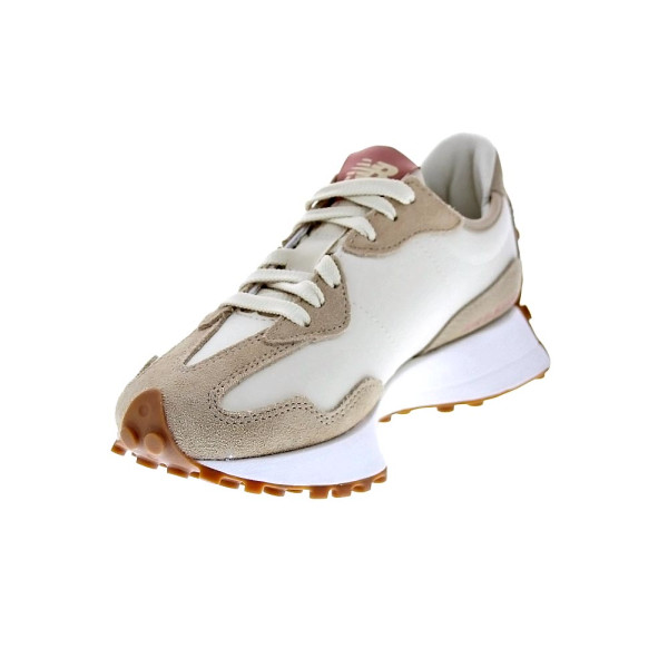 Zapatillas New Balance zapatos Mujer modelo WS327 NKA Beige Cordón