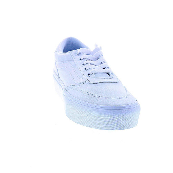 Zapatillas Vans zapatos Mujer modelo Brooklyn Platform Blanco Cordón