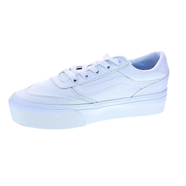 Zapatillas Vans zapatos Mujer modelo Brooklyn Platform Blanco Cordón