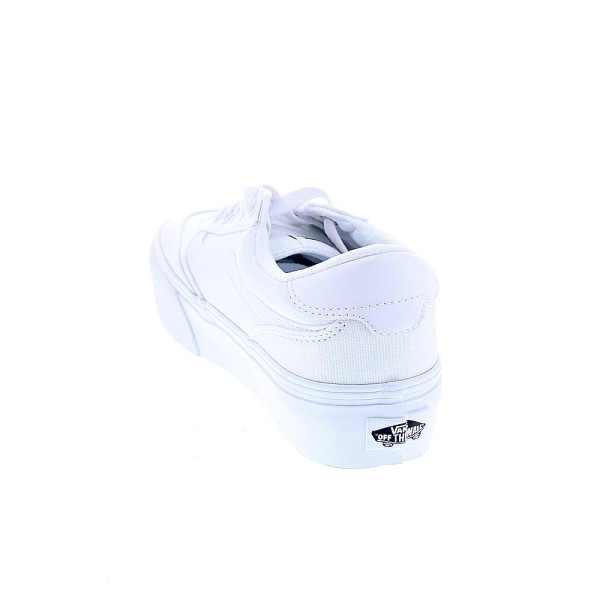 Zapatillas Vans zapatos Mujer modelo Brooklyn Platform Blanco Cordón