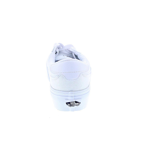 Zapatillas Vans zapatos Mujer modelo Brooklyn Platform Blanco Cordón