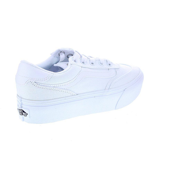Zapatillas Vans zapatos Mujer modelo Brooklyn Platform Blanco Cordón