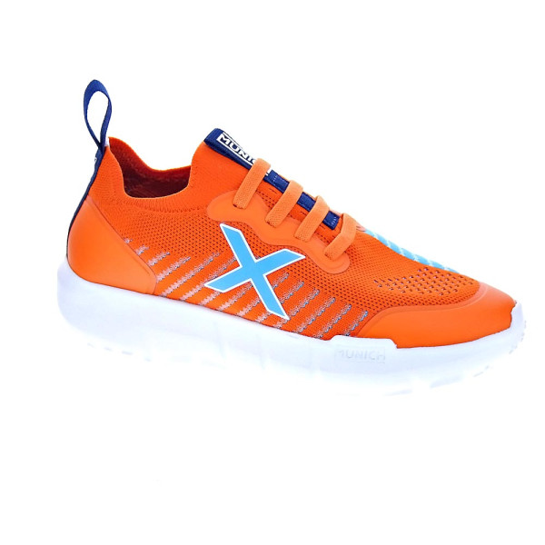 Zapatillas Munich zapatos Niño modelo Jony kid 12 Naranja Elástico