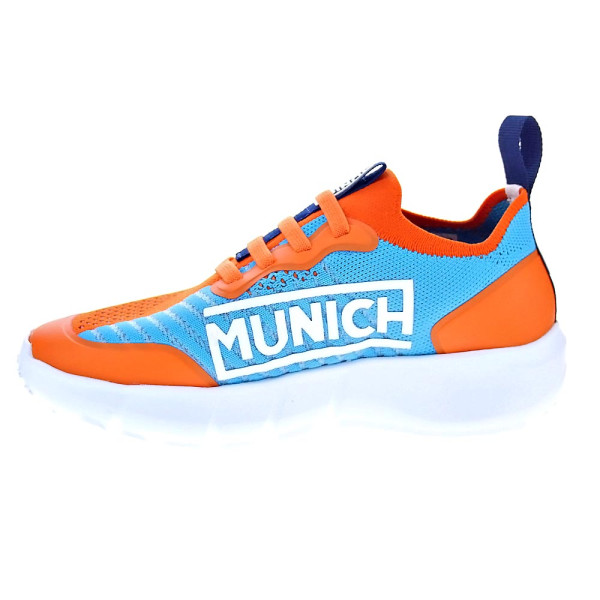 Zapatillas Munich zapatos Niño modelo Jony kid 12 Naranja Elástico