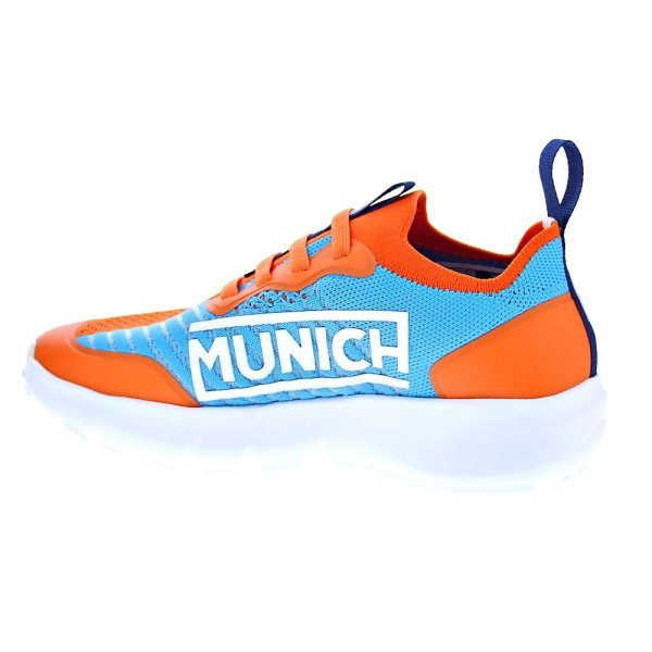 Zapatillas Munich zapatos Niño modelo Jony kid 12 Naranja Elástico