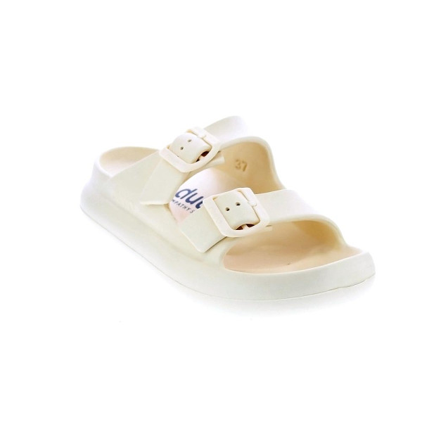 Sandalias Duuo zapatos Mujer modelo Eva Curvi 013 Amarillo Hebillas