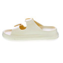 Sandalias Duuo zapatos Mujer modelo Eva Curvi 013 Amarillo Hebillas