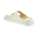 Sandalias Duuo zapatos Mujer modelo Eva Curvi 013 Amarillo Hebillas