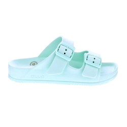 Sandalias Duuo zapatos Mujer modelo Eva Flat 66 Verde Hebillas