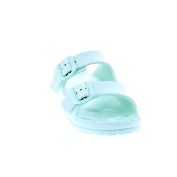 Sandalias Duuo zapatos Mujer modelo Eva Flat 66 Verde Hebillas