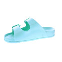 Sandalias Duuo zapatos Mujer modelo Eva Flat 66 Verde Hebillas