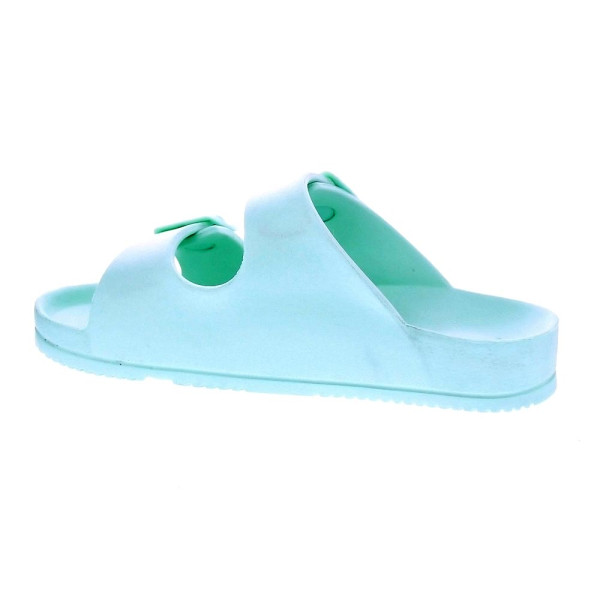 Sandalias Duuo zapatos Mujer modelo Eva Flat 66 Verde Hebillas