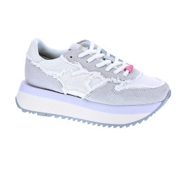 Zapatillas Sun68 AX zapatos Mujer modelo Big Stargirl Blanco Cordón 2