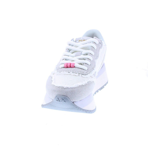 Zapatillas Sun68 AX zapatos Mujer modelo Big Stargirl Blanco Cordón