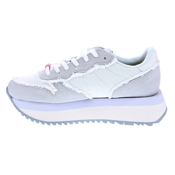Zapatillas Sun68 AX zapatos Mujer modelo Big Stargirl Blanco Cordón