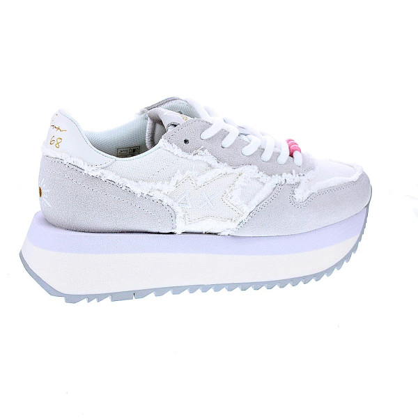 Zapatillas Sun68 AX zapatos Mujer modelo Big Stargirl Blanco Cordón
