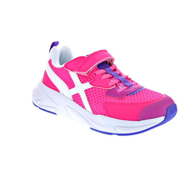 Zapatillas Munich zapatos Niña modelo Mini Track VCO 108 Rosa Velcro