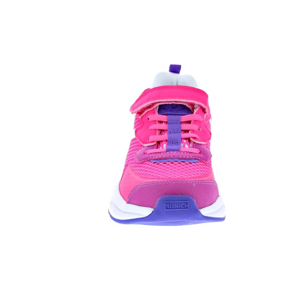 Zapatillas Munich zapatos Niña modelo Mini Track VCO 108 Rosa Velcro