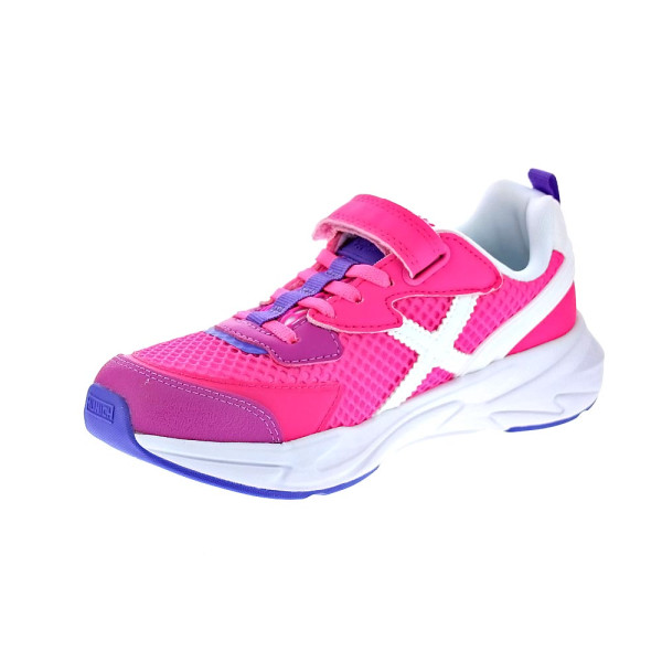 Zapatillas Munich zapatos Niña modelo Mini Track VCO 108 Rosa Velcro