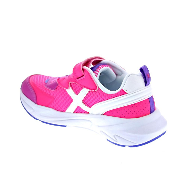 Zapatillas Munich zapatos Niña modelo Mini Track VCO 108 Rosa Velcro