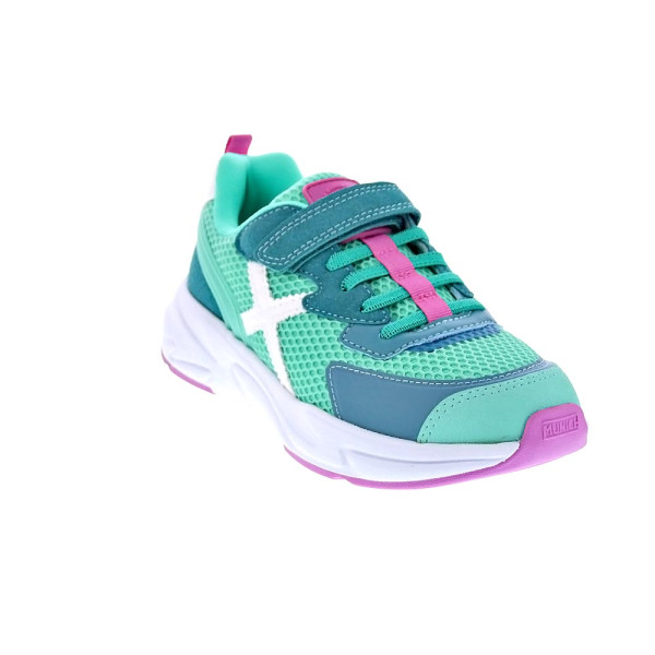 Zapatillas Munich zapatos Niña modelo Mini Track VCO 105 Verde Velcro