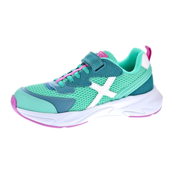 Zapatillas Munich zapatos Niña modelo Mini Track VCO 105 Verde Velcro