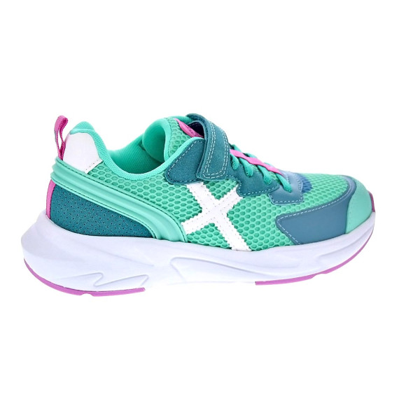 Zapatillas Munich zapatos Niña modelo Mini Track VCO 105 Verde Velcro