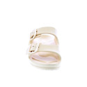 Sandalias Duuo zapatos Mujer modelo Eva Flat 65 Beige Hebillas
