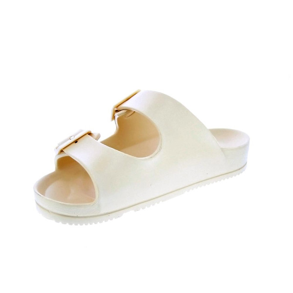 Sandalias Duuo zapatos Mujer modelo Eva Flat 65 Beige Hebillas
