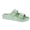 Sandalias Duuo zapatos Mujer modelo Eva Flat 74 Verde Hebillas