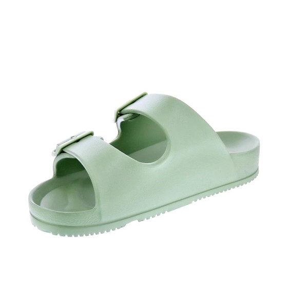 Sandalias Duuo zapatos Mujer modelo Eva Flat 74 Verde Hebillas