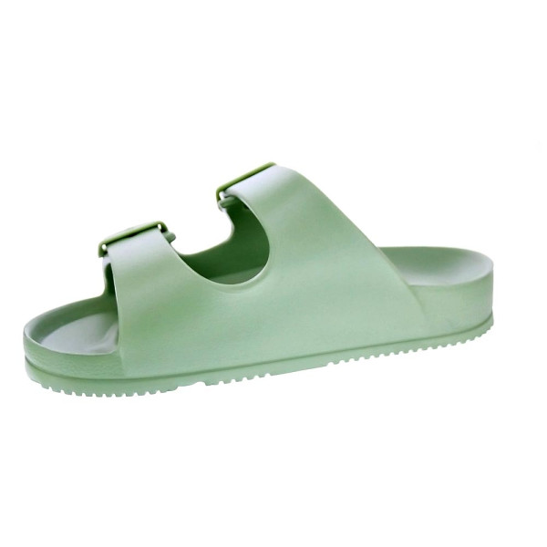 Sandalias Duuo zapatos Mujer modelo Eva Flat 74 Verde Hebillas