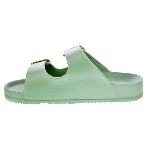 Sandalias Duuo zapatos Mujer modelo Eva Flat 74 Verde Hebillas