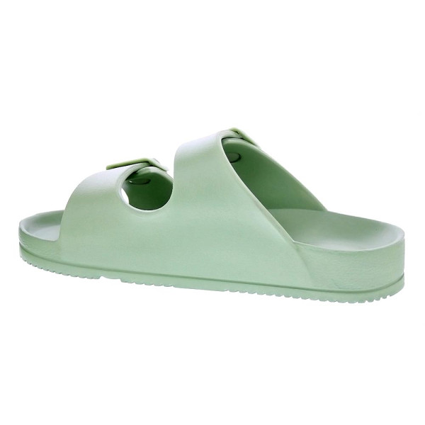 Sandalias Duuo zapatos Mujer modelo Eva Flat 74 Verde Hebillas