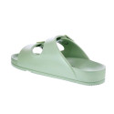 Sandalias Duuo zapatos Mujer modelo Eva Flat 74 Verde Hebillas