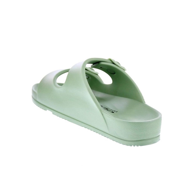 Sandalias Duuo zapatos Mujer modelo Eva Flat 74 Verde Hebillas