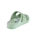 Sandalias Duuo zapatos Mujer modelo Eva Flat 74 Verde Hebillas