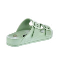 Sandalias Duuo zapatos Mujer modelo Eva Flat 74 Verde Hebillas