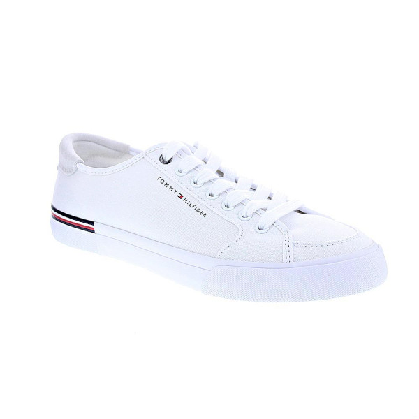 Zapatillas Tommy Hilfiger zapatos Hombre modelo Core Corporate Blanco Cordón