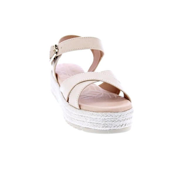 Sandalias Mtng zapatos Mujer modelo Amelie Beige Hebilla