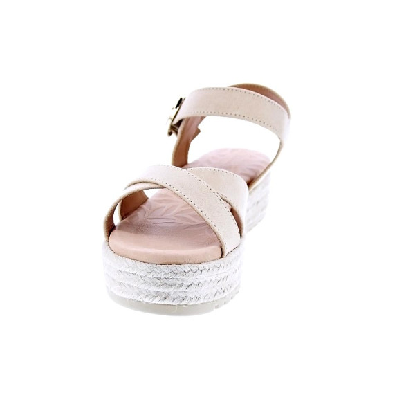 Sandalias Mtng zapatos Mujer modelo Amelie Beige Hebilla