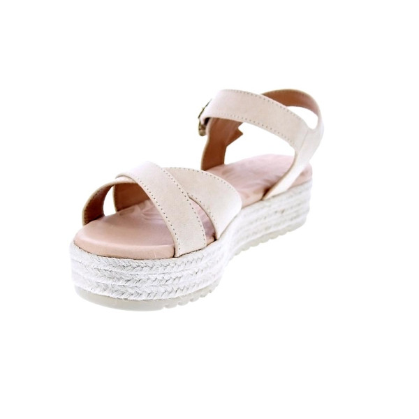 Sandalias Mtng zapatos Mujer modelo Amelie Beige Hebilla